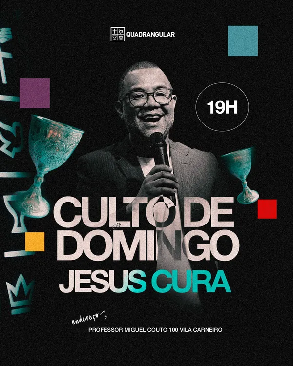 Exemplo 1 de arte de feed para igreja