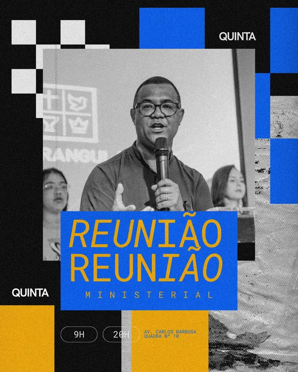 Exemplo 4 de arte de feed para igreja