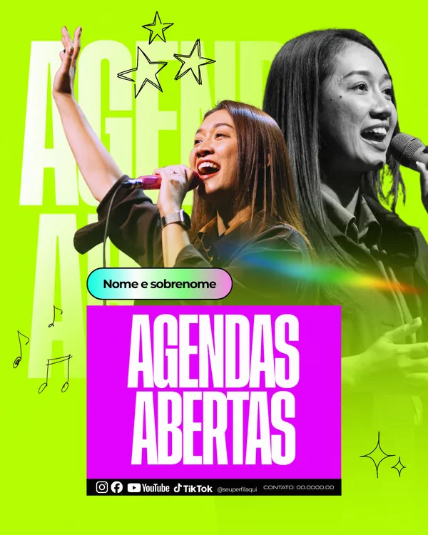 Exemplo 2 de arte de feed para igreja